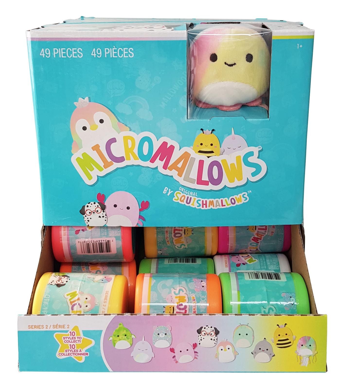 Micromallows 1x Capsule ~ SERIES 2: MICROMALLOWS 2.5” Squishmallow ~ Random ...