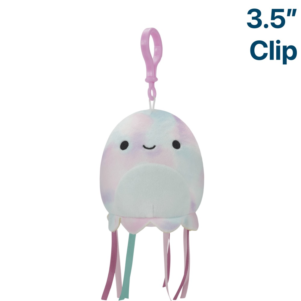 Krisa the Jellyfish ~ 3.5" Clip On Squishmallow Plush ~IN STOCK!