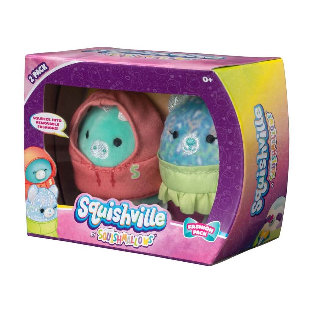 Miles and Lindsay ~ Mini Fashion 2 Pack Squishville Plush