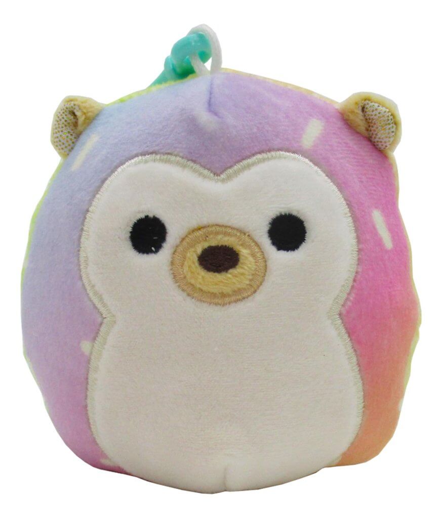 Bowie the Hedgehog ~ 3.5" inch Clip On Squishmallow ~ Colourful Crew Squad