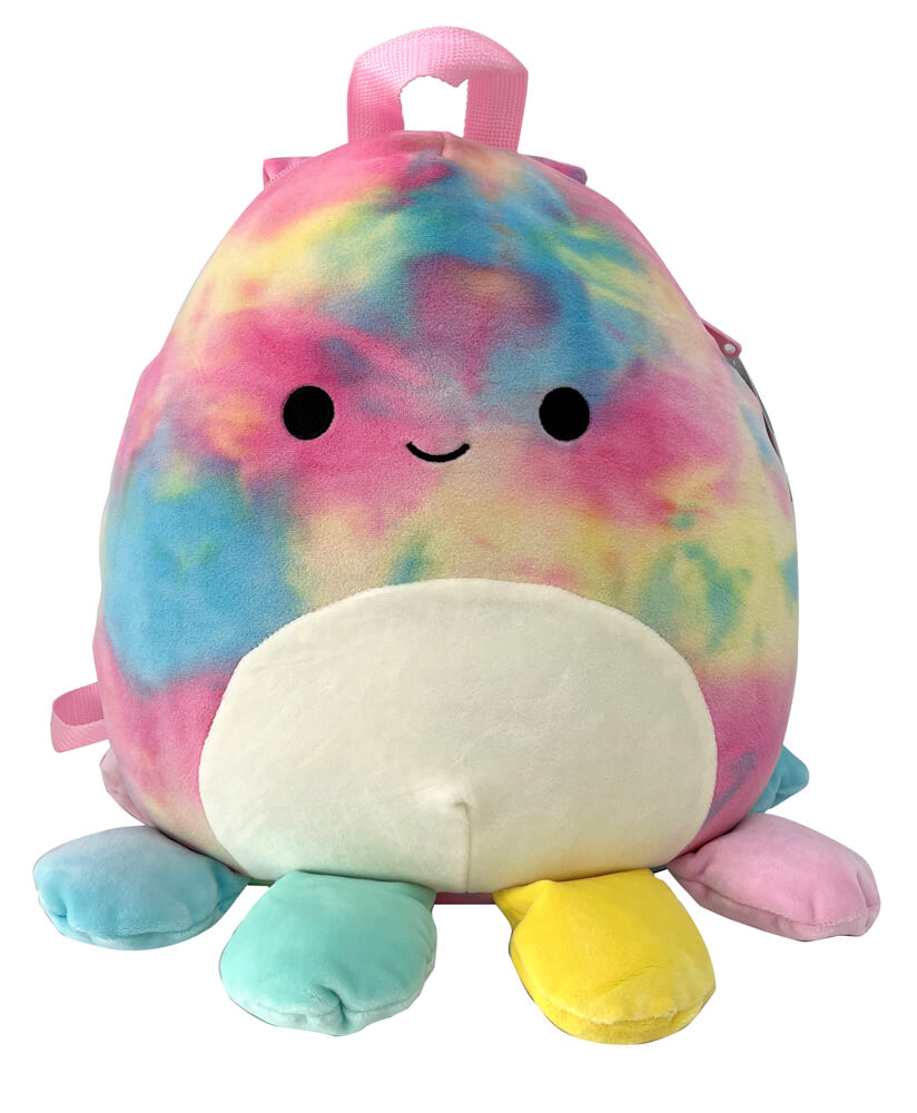 Opal the Octopus Tie-Dye 12" inch Squishmallows Backpack ~ In Stock!