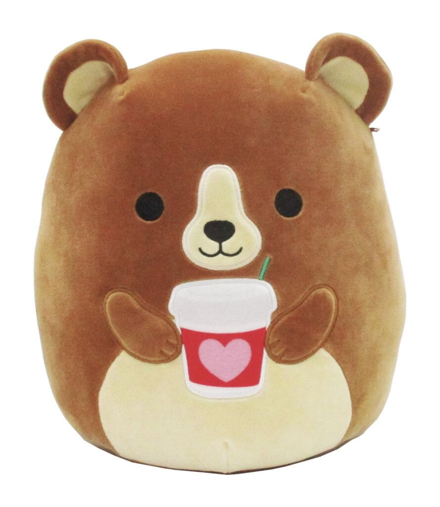 Omar the Bear 12" inch Squishmallows ~ Heart Squad ~ In Stock!