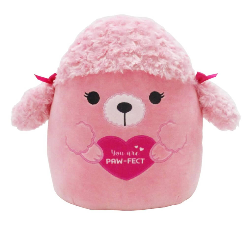 Chloe the Pink Poodle 12" inch Squishmallows ~ Heart Squad ~ In Stock!