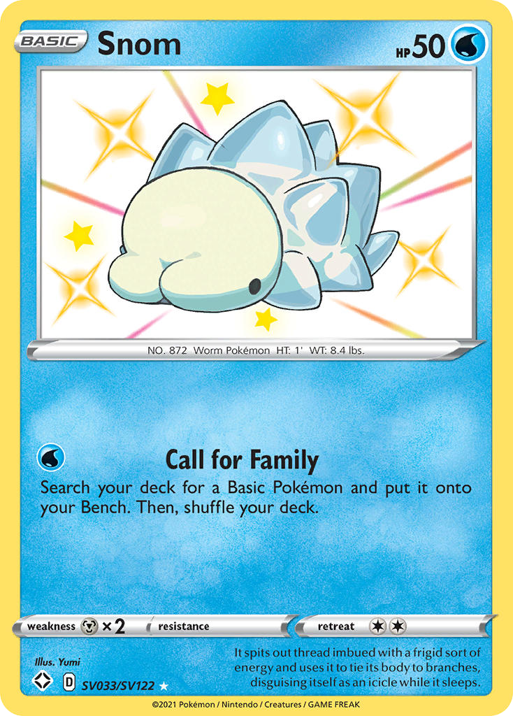 Snom SV033/122 Rare Shiny | Shining Fates Shiny Vault | Pokemon Card