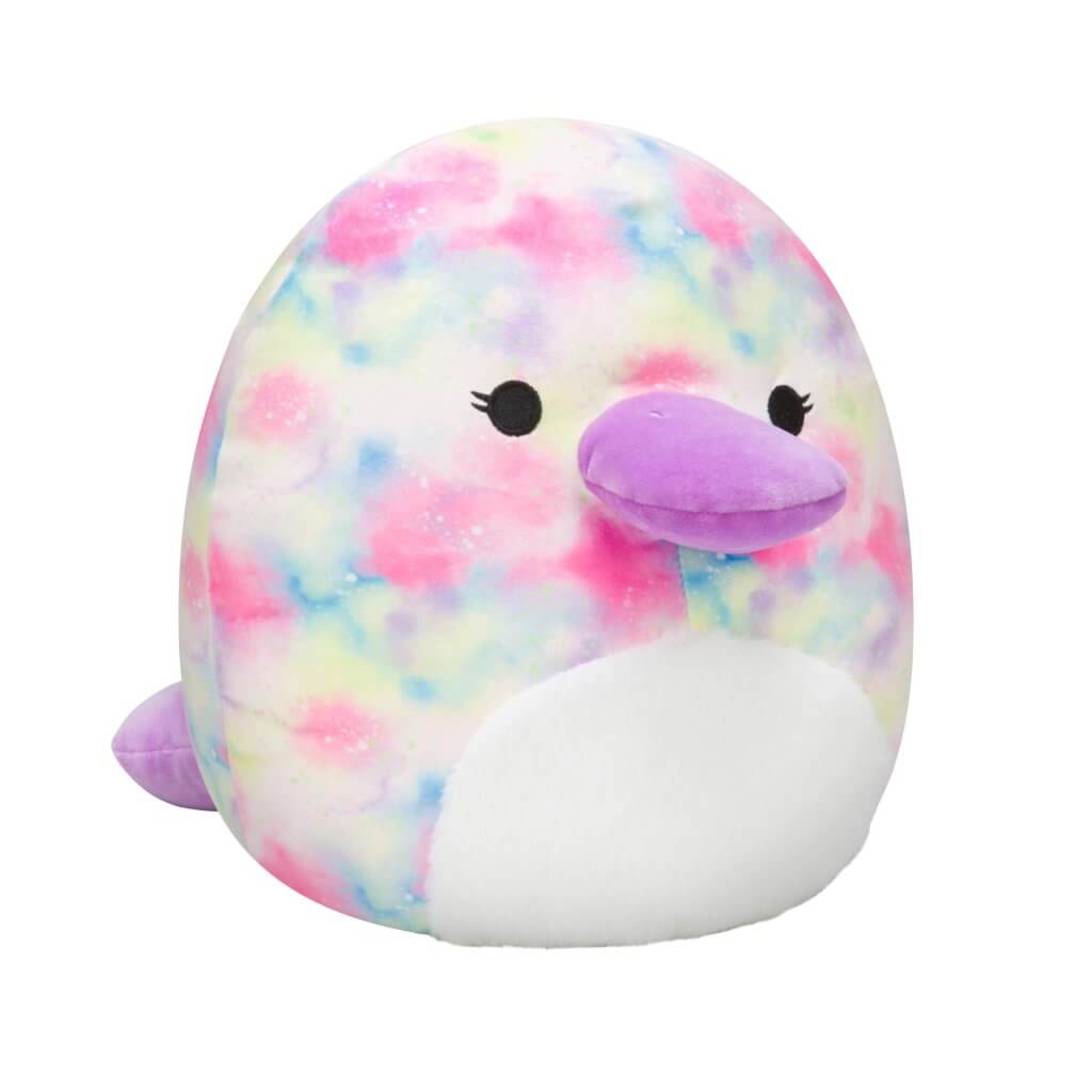 Brindall the Rainbow Watercolor Platypus ~ 16" inch Squishmallow ~ In Stock!