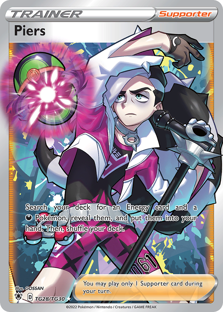 Piers TG28/30 Rare Ultra | Astral Radiance Trainer Gallery | Pokemon Card