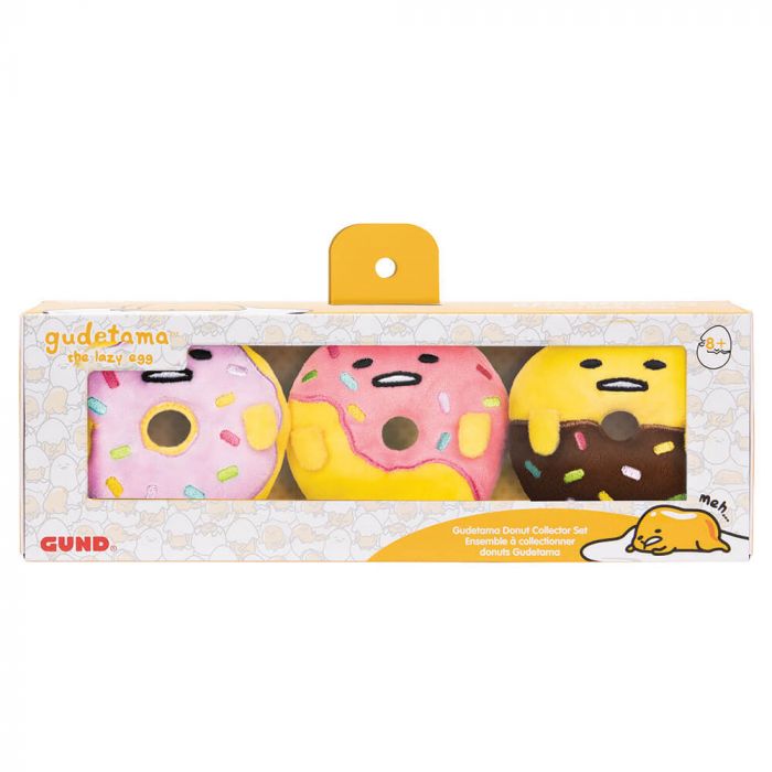 Gudetama Donut / Doughnut Collector Set Mini Plush