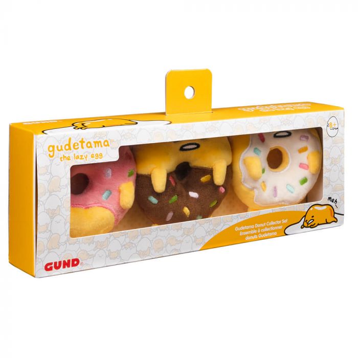 Gudetama Donut / Doughnut Collector Set Mini Plush