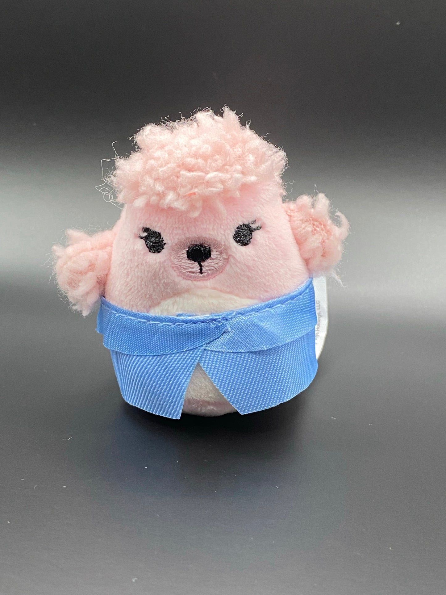 Pink Poodle with Blue Dress ~ 2" Individual Squishville by Squishmallows