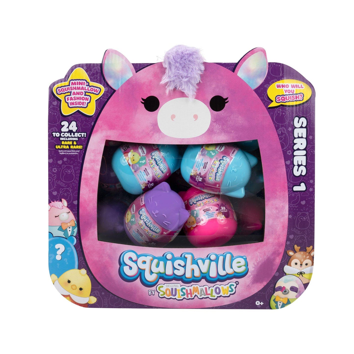 FULL UNOPENED BOX - (24) SERIES 1: Mystery Mini Squishmallow ~ Squishville Blind ~ LAST STOCK!