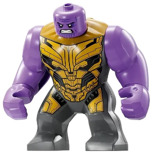 Thanos - Large Figure, Medium Lavender Arms LEGO Minifigure | The Infinity Saga