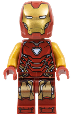 Iron Man - Mark 85 Armor, Large Helmet Visor LEGO Minifigure | Avengers