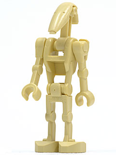Battle Droid - Tan, Straight Arms LEGO Minifigure | Star Wars The Clone Wars