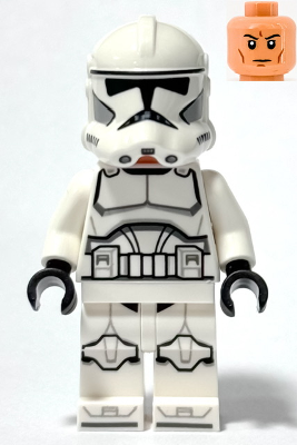 Clone Trooper (Phase 2) - Nougat Head LEGO Minifigure | Star Wars The Clone Wars